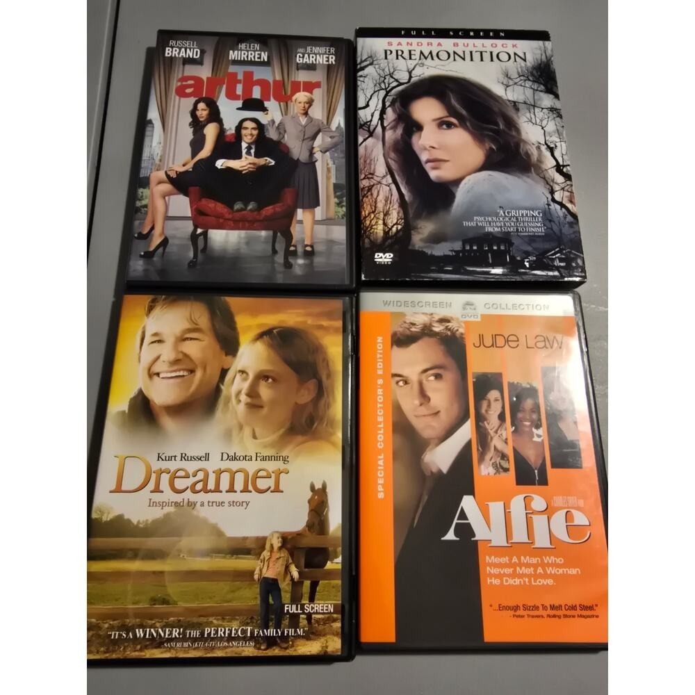 4 DVDS Titles in‎ Description